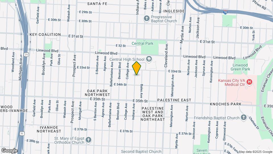 3331-3345 Indiana Ave Map and Location Details