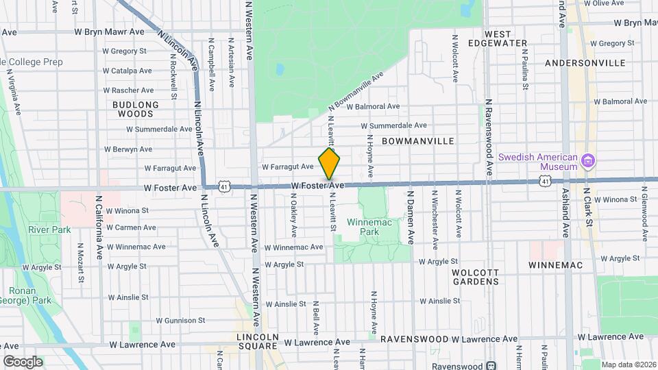 2202 W Foster Ave Map and Location Details