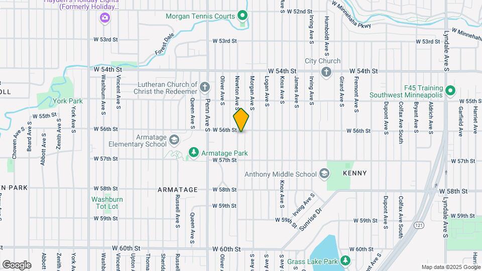 5605 Newton Ave S Map and Location Details