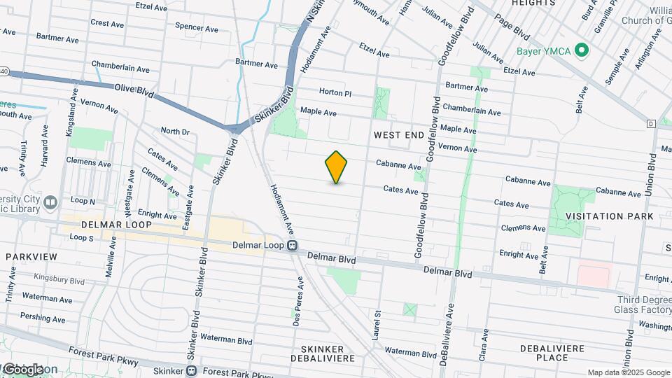 5938 Cates Ave Map and Location Details