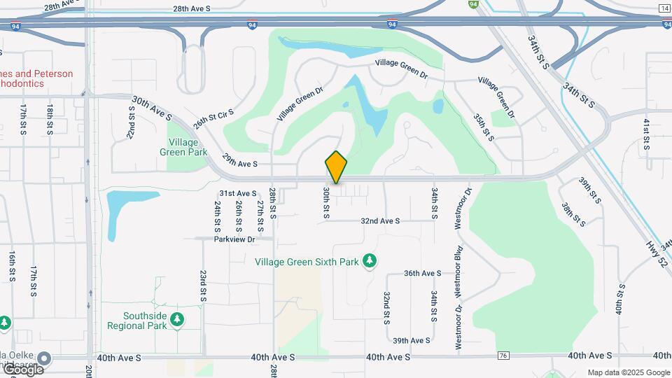 Village Green Apartments & Townhomes Map and Location Details