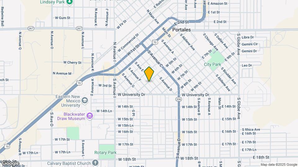 611 W 5th St Map and Location Details