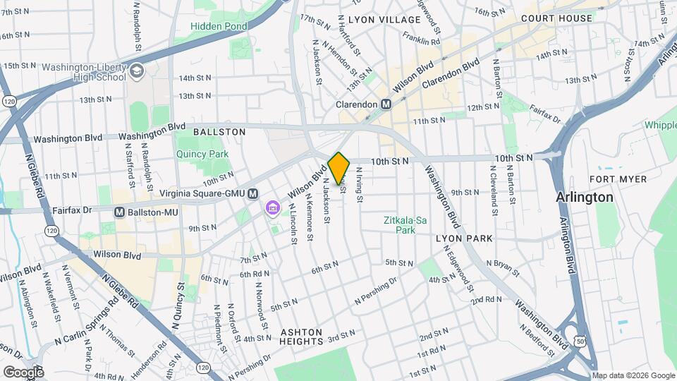 900 N Ivy St Mapa y Detalles de la Ubicación