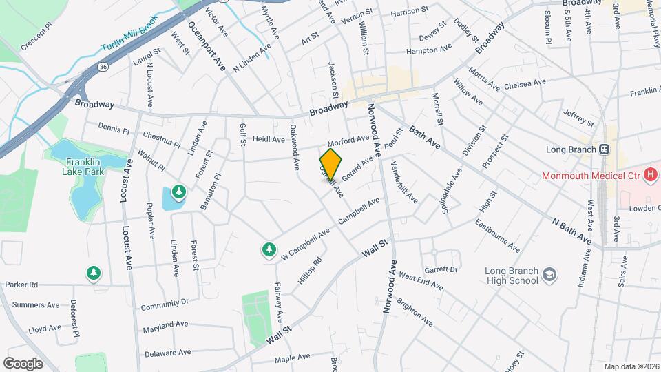 677 Gerard Ave Map and Location Details