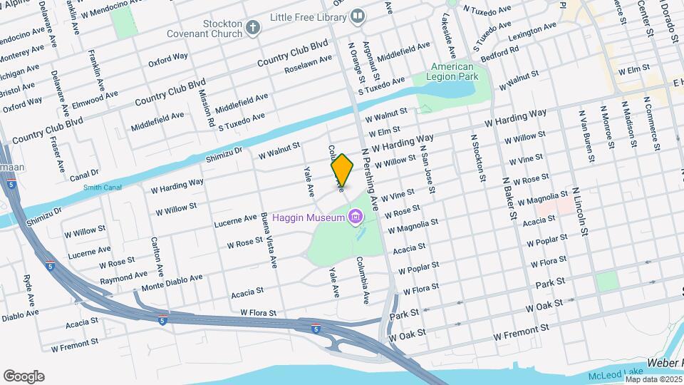 1431 Columbia Ave Map and Location Details