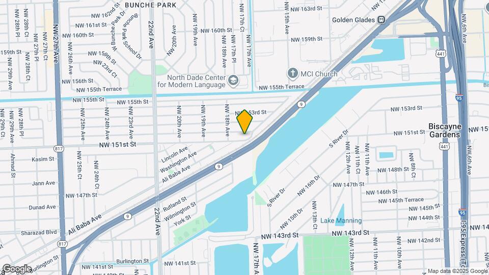 1745 NW 151st St Map and Location Details