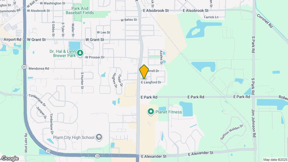 306 E Langford Dr Map and Location Details