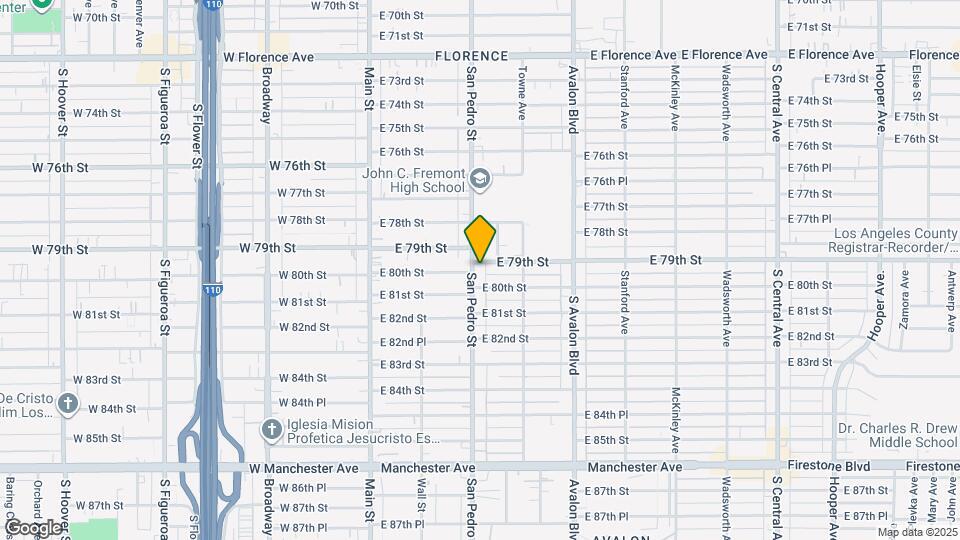 7906 San Pedro St Map and Location Details