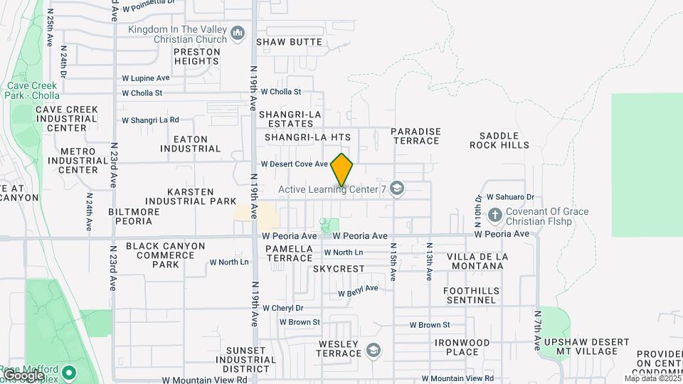 10808 N 16th Ave Mapa y Detalles de la Ubicación