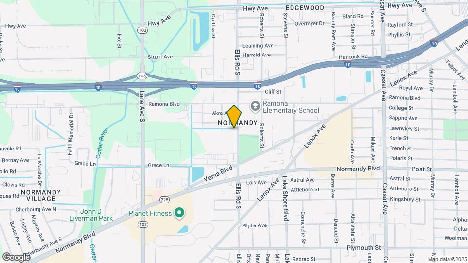 756 Ellis Rd S Map and Location Details