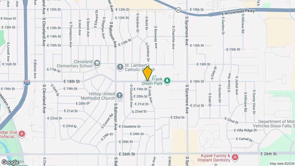 3917 E 18th St Map and Location Details