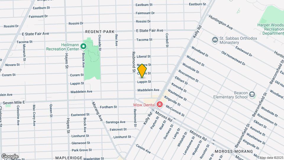 16053 Lappin St Map and Location Details