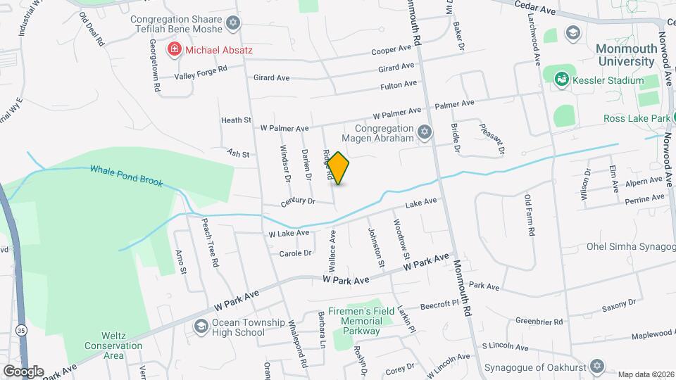 8 Ridge Rd Map and Location Details