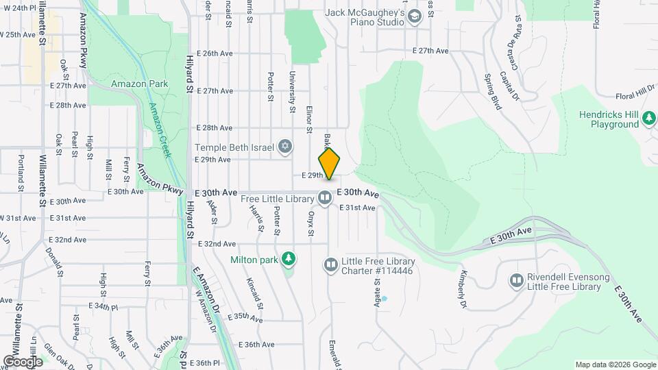 1275 E 30th Ave Map and Location Details