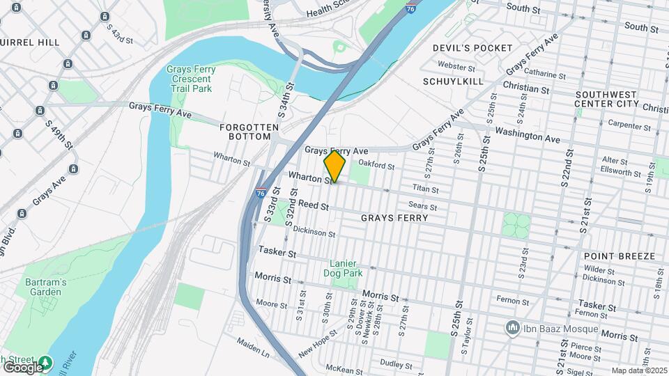 1312 S Corlies St Map and Location Details