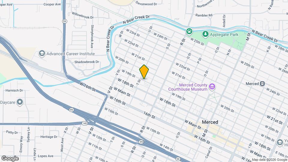 1248 W 19th St Map and Location Details