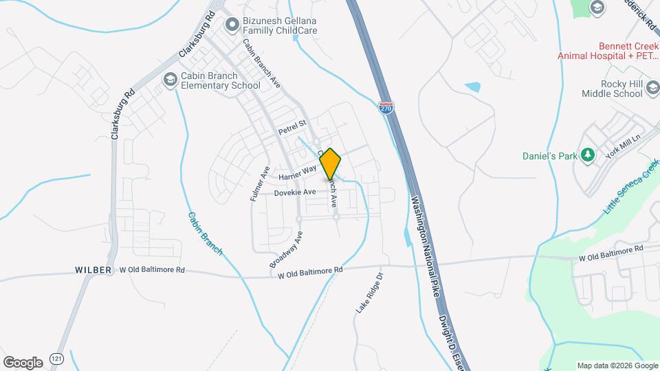 22102 Cabin Branch Ave Map and Location Details