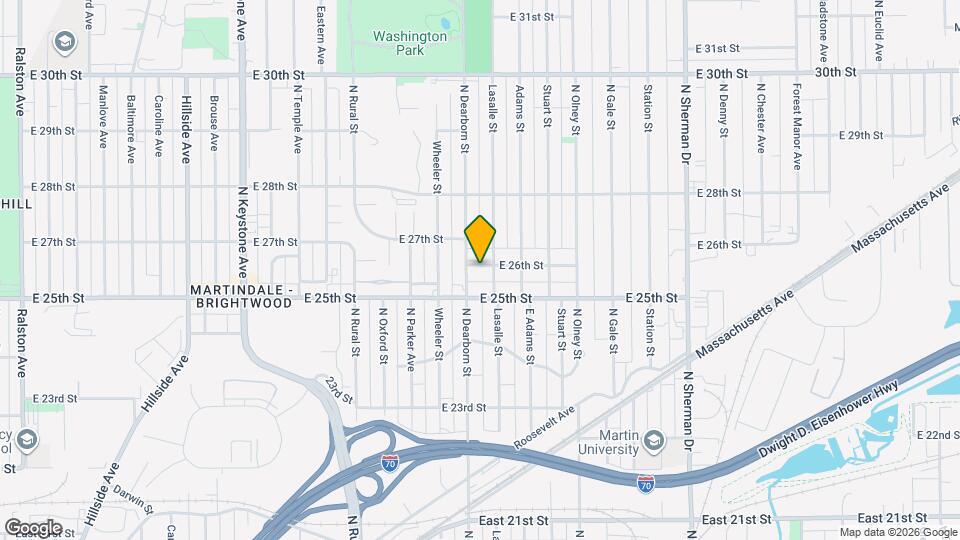 3209 E 26th St Map and Location Details