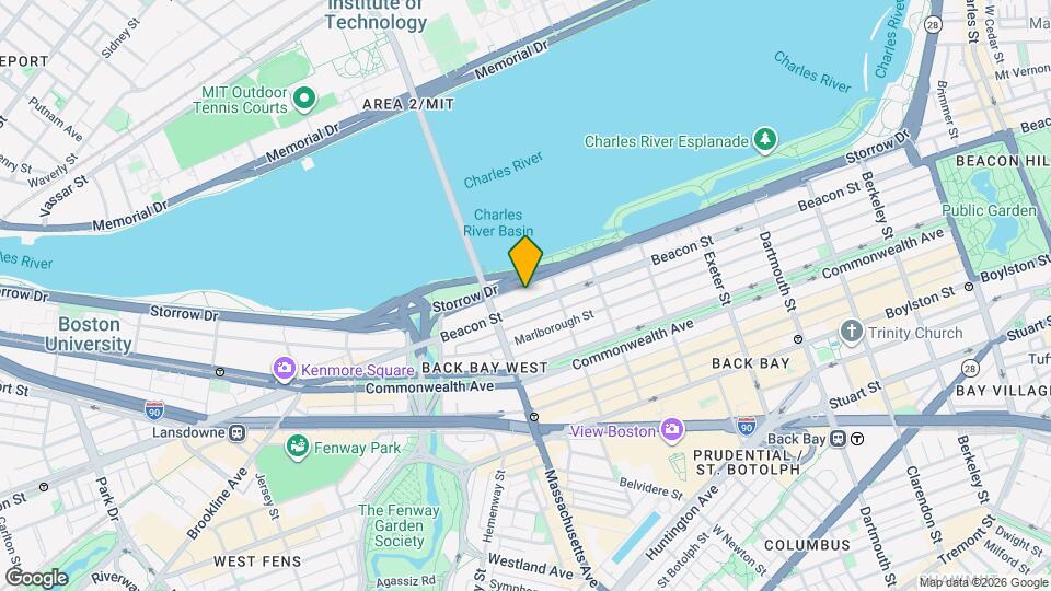 470 Beacon St, Unit 9 Map and Location Details