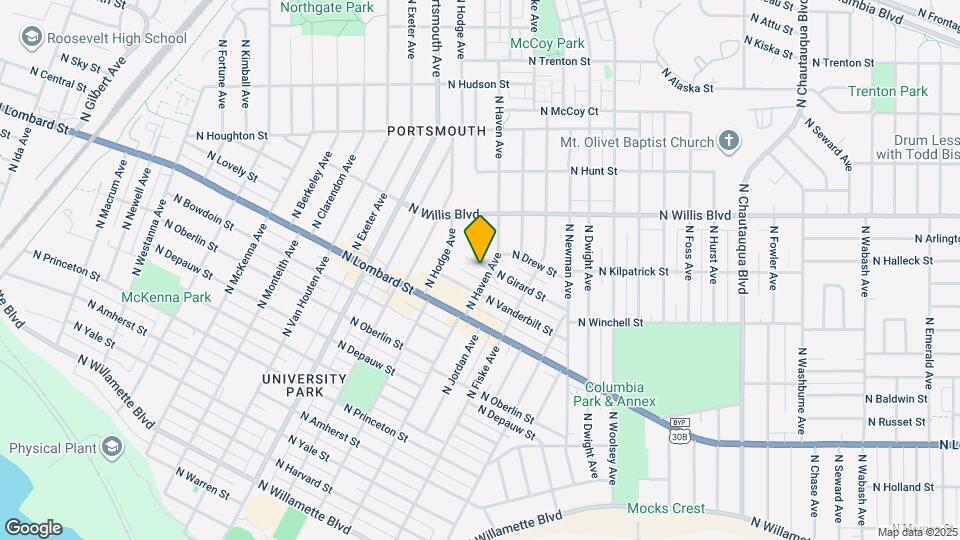 7817 N Haven Ave Map and Location Details