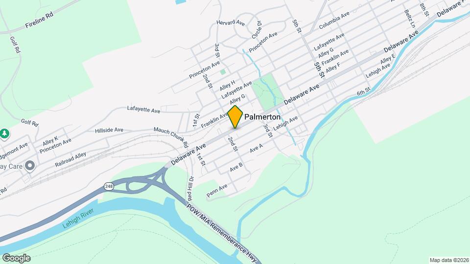 218 Delaware Ave Map and Location Details