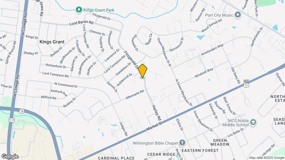 617 Fitzgerald Dr Map and Location Details