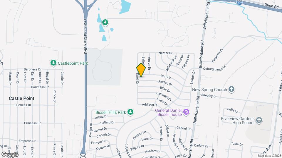 1263 Roxton Dr Map and Location Details