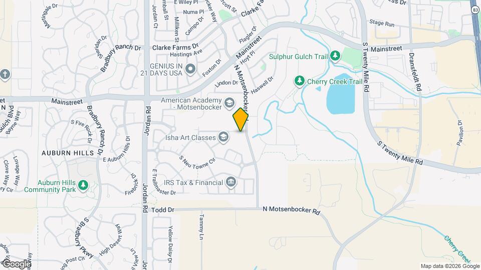 17548 Springfield Dr Map and Location Details