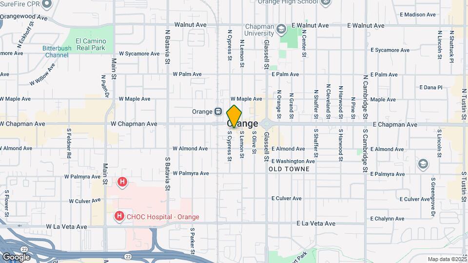 125 S Cypress St Map and Location Details