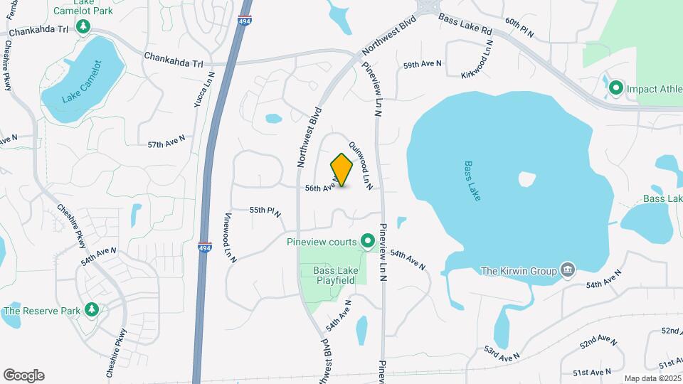 5585 Rosewood Ln Map and Location Details