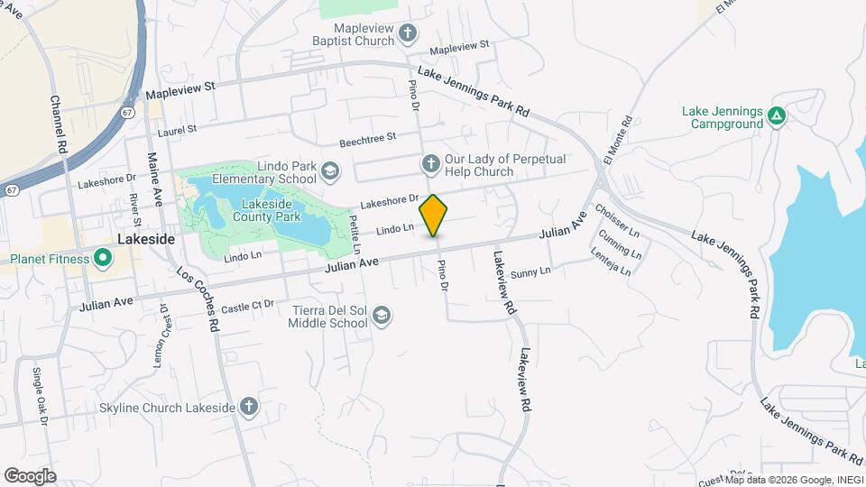 13150 Julian Ave Map and Location Details