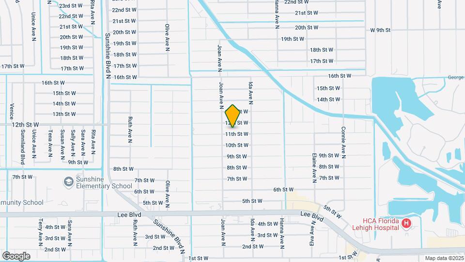 2912 11th St W Map and Location Details