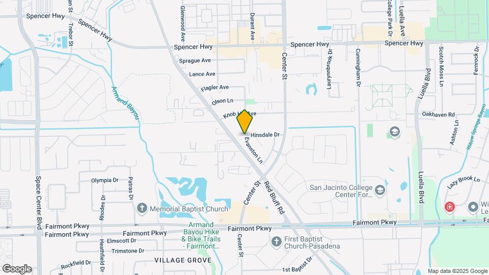 5504 Evanston Ln Map and Location Details