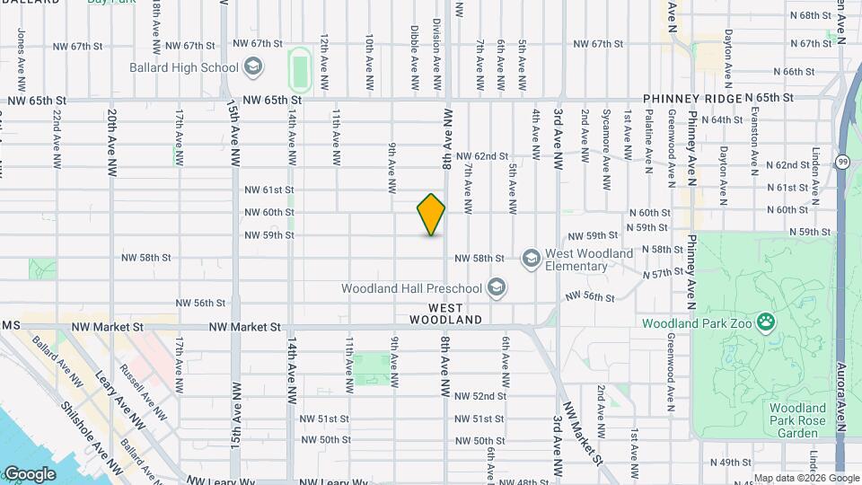 811 NW 59th St, Unit Unit B Map and Location Details