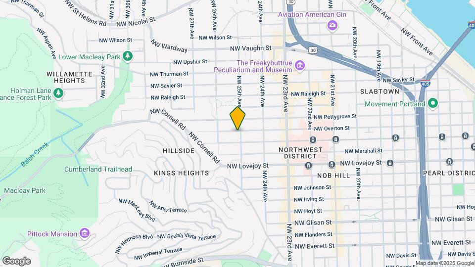 1231 NW 25th Ave Map and Location Details