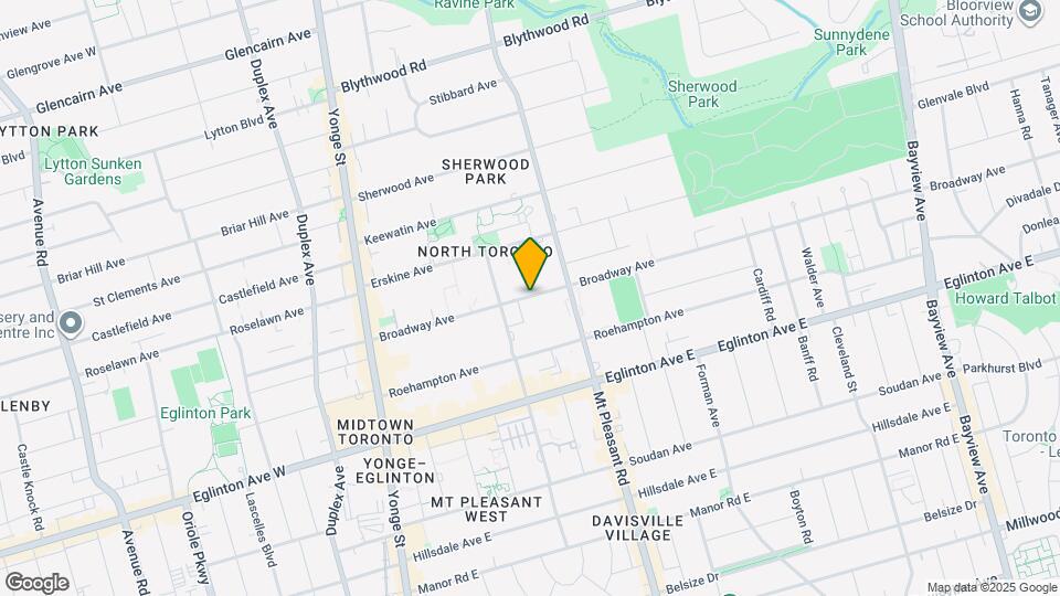 119 Broadway Ave Map and Location Details