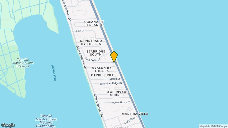 3074 Ocean Shore Blvd Map and Location Details