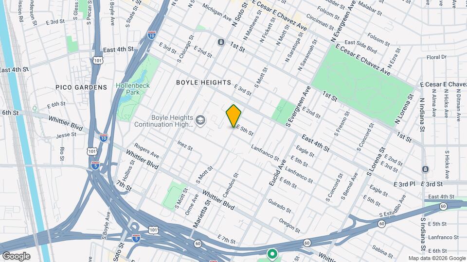 466 S Mott St Map and Location Details