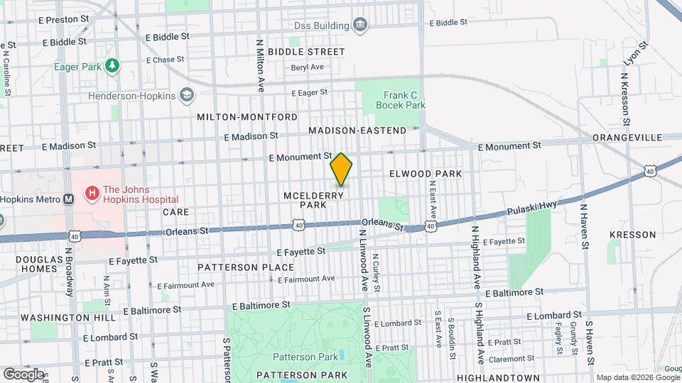 515 N Kenwood Ave Map and Location Details