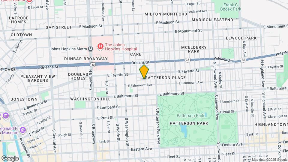 114 N Collington Ave Map and Location Details