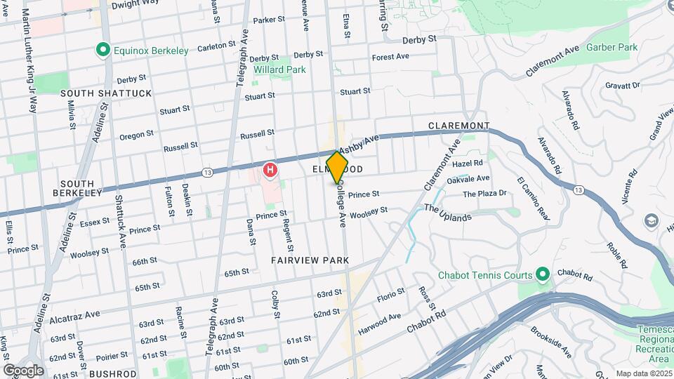 3020 College Ave Map and Location Details
