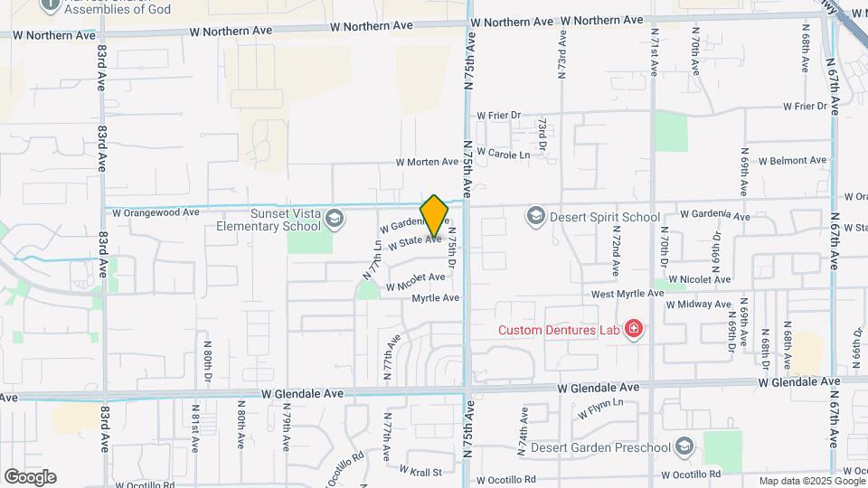 7571 W State Ave Map and Location Details