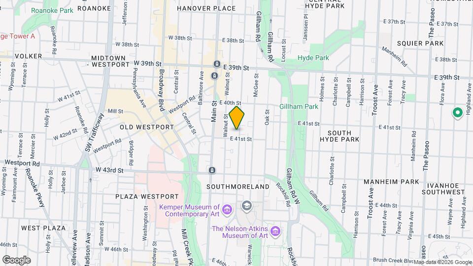 4056 Warwick Blvd, Unit Inglenook Condominiums Map and Location Details