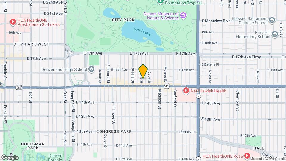 1530 Adams St, Unit 1 Map and Location Details
