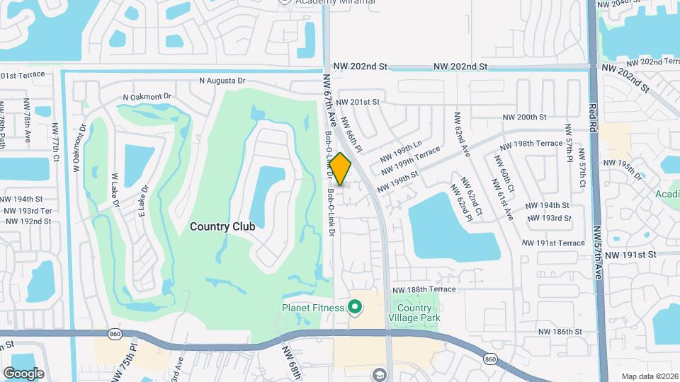 19926 NW 67th Pl Map and Location Details