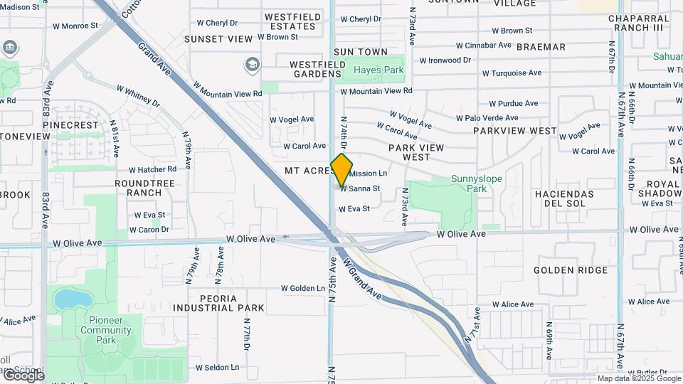 7451 W Sanna St Map and Location Details