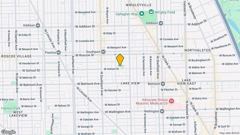 1240 W School St Map and Location Details