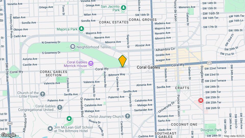 626 Coral Wy Map and Location Details