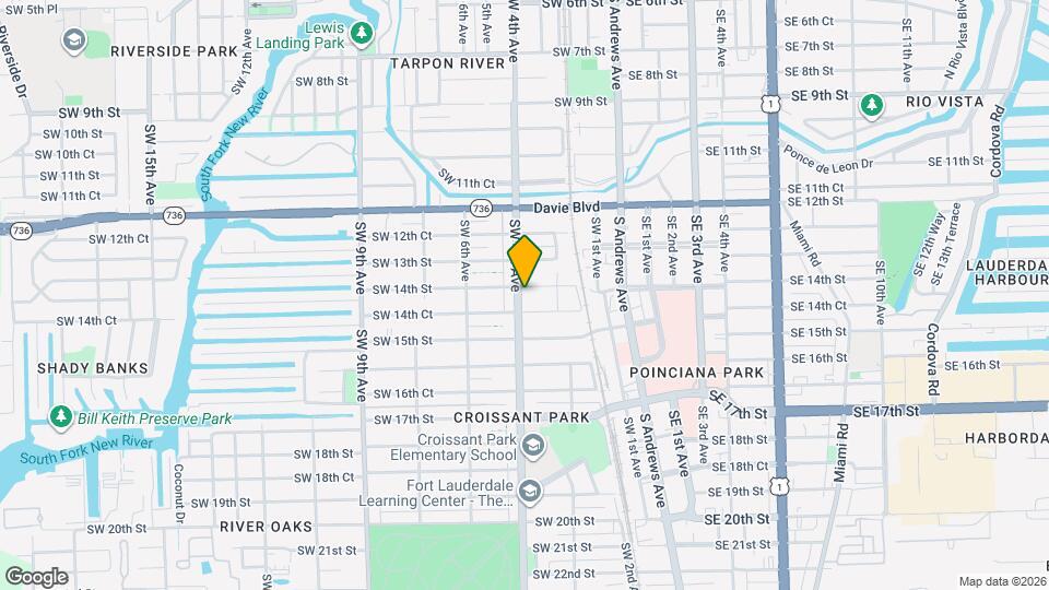 332 SW 14th St Mapa y Detalles de la Ubicación