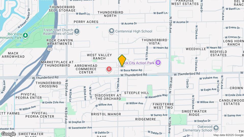 7858 W Boca Raton Rd Map and Location Details